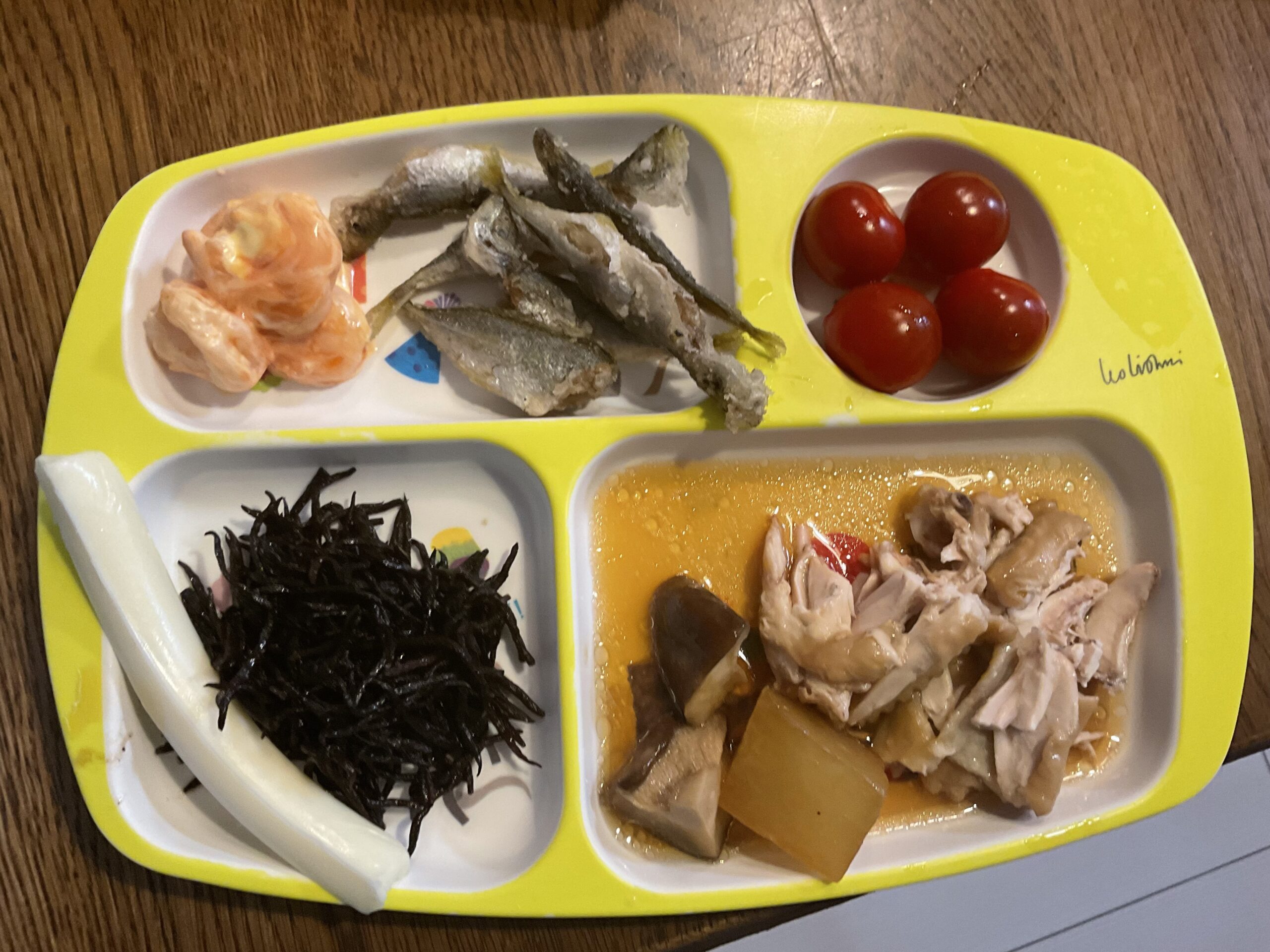 孫の料理