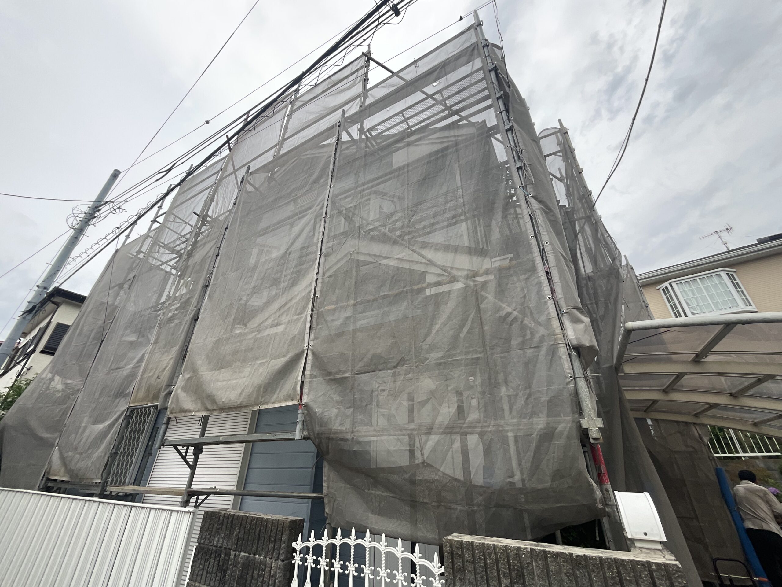 又リピーターの方の工事です