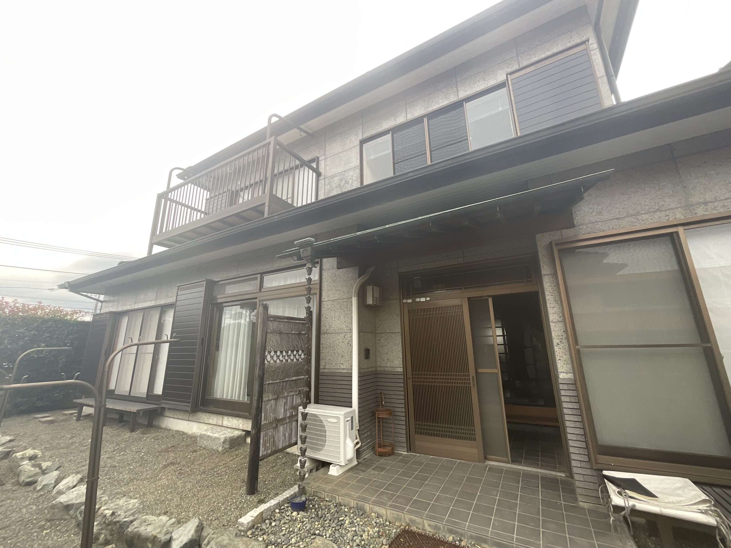 外壁塗装が終わりました