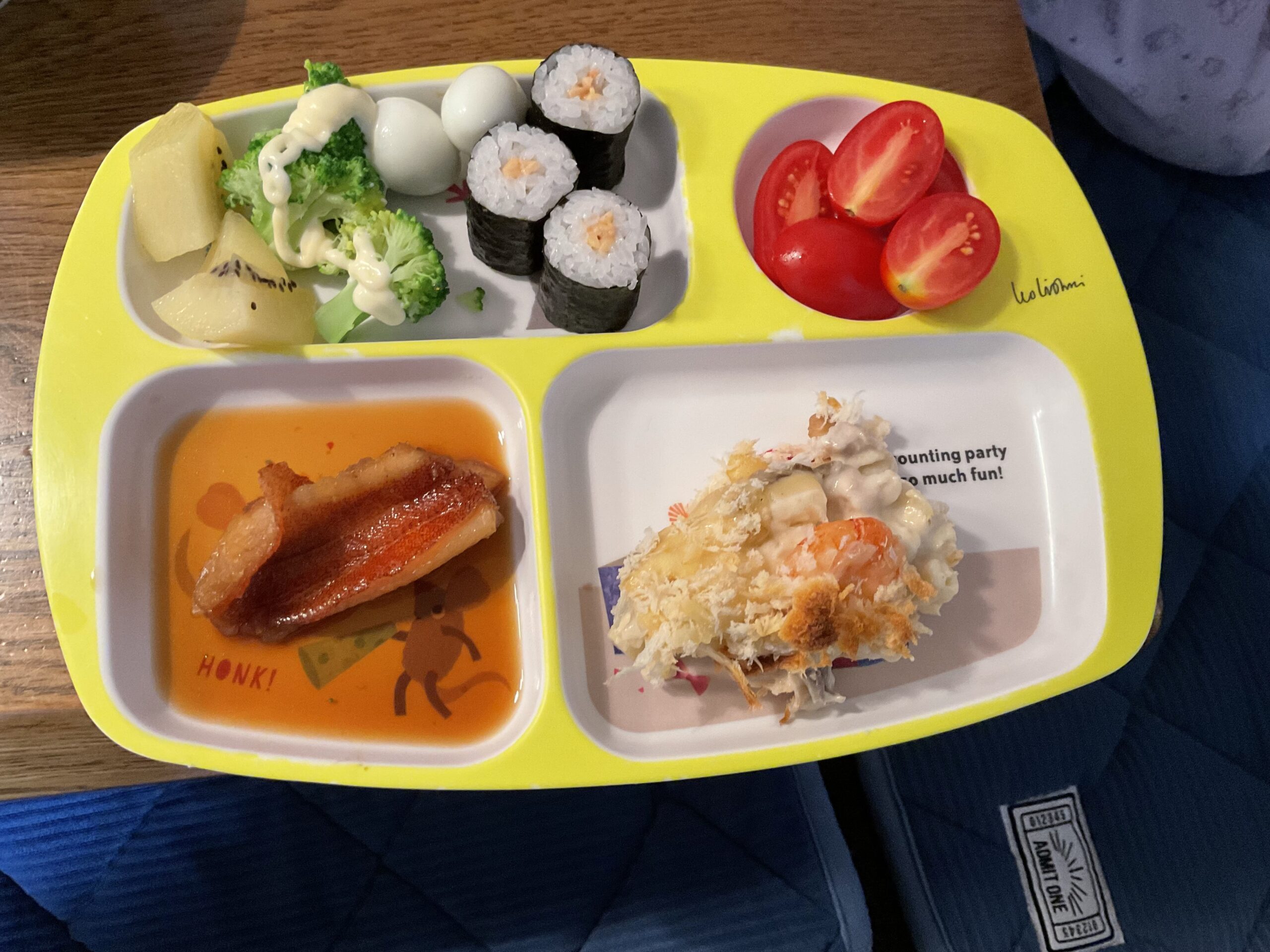 孫の食事